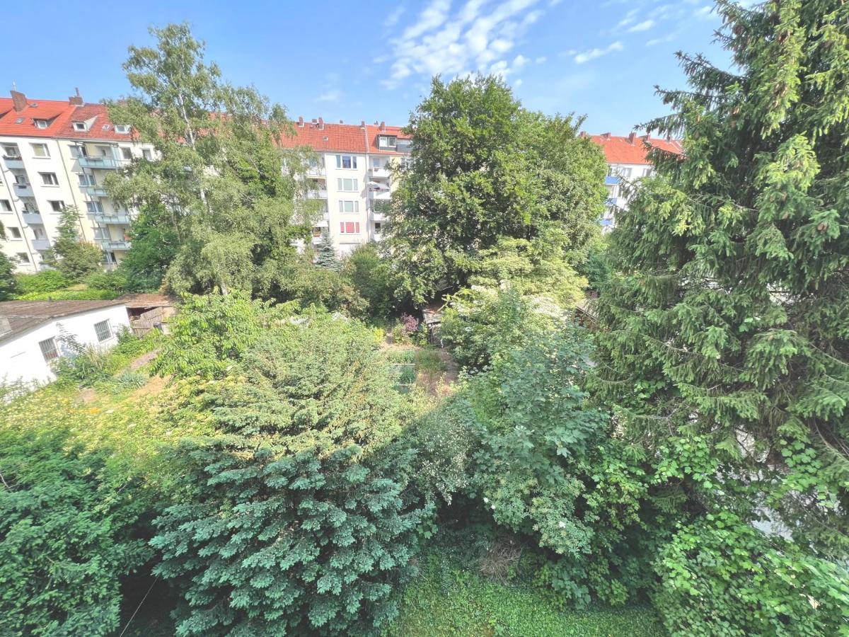 Doppelbett Unterkunft Vahrenwald-List Hannover Exterior foto