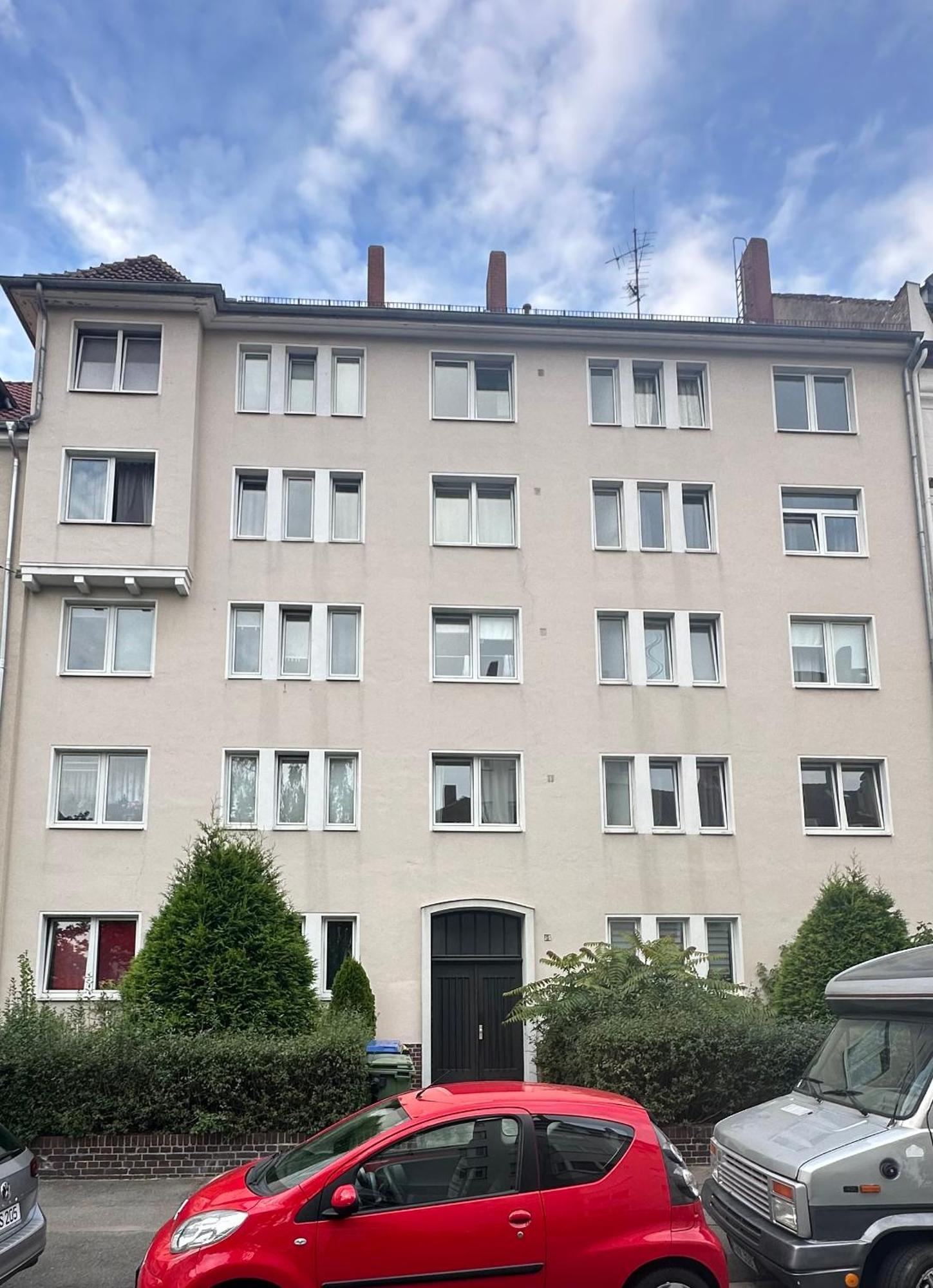 Doppelbett Unterkunft Vahrenwald-List Hannover Exterior foto